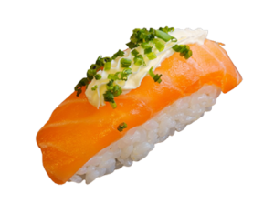 Sushi saumon cheese ciboulette à Crémieu